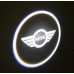 Подсветка двери светодиодная Optima Premium с логотипом MINI (в штатное место, комплект 2шт)