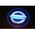 Подсветка двери светодиодная Optima Premium с логотипом NISSAN (в штатное место, комплект 2шт)