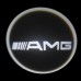 Подсветка двери светодиодная Optima Premium с логотипом MERCEDES BENZ AMG S-class (в штатное место, комплект 2шт)