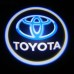 Подсветка двери светодиодная Optima Premium с логотипом TOYOTA (в штатное место, комплект 2шт)