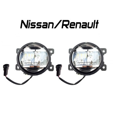 Светодиодные противотуманные фары  OPTIMA LED FOG LIGHT-881 Nissan/Renault
