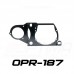 Переходные рамки OPR-187 на Mitsubishi Outlander III дорестайлинг для Optima Bi-LED Professional Series 3.0" / Optima 5R/5R-TQ (Hella 3) / Optima Q5 3.0"